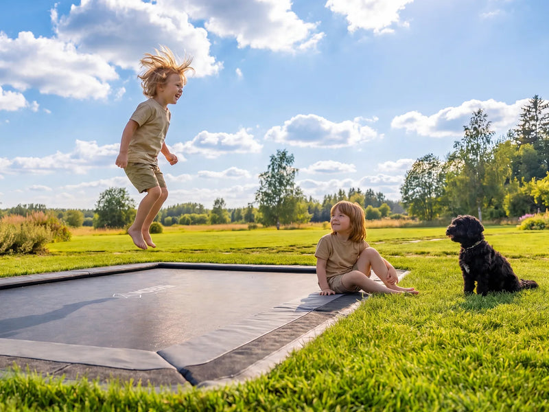 NORTH INGROUND TRAMPOLINE RECTANGLE Bundle