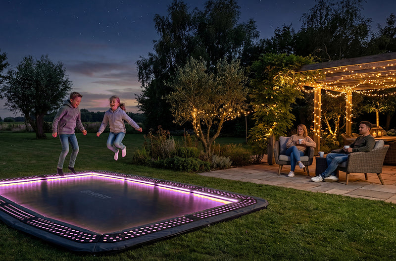 NORTH INGROUND TRAMPOLINE RECTANGLE Bundle