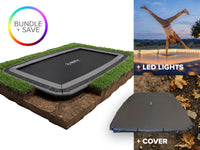 NORTH INGROUND TRAMPOLINE RECTANGLE Bundle